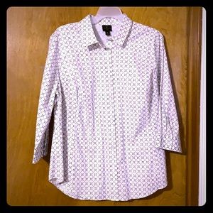 Worthington Woman 3/4 length sleeved blouse